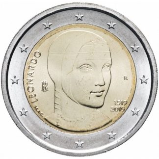 Itália 2 Euro 2019 Leonardo da Vinci