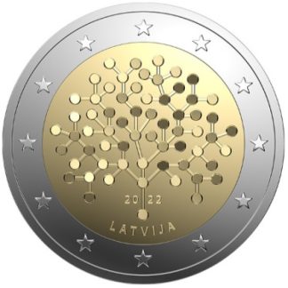 Letónia 2 Euro 2022 Financial Literacy