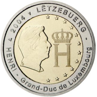 Luxemburgo 2 Euro 2004 Henri