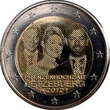 Luxemburgo 2 Euro 2012 Royal Wedding