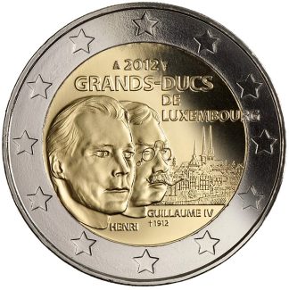 Luxemburgo 2 Euro 2012 Guillaume IV