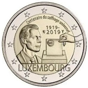 Luxemburgo 2 Euro 2019 Suffrage