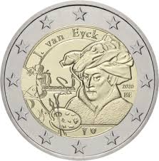 Bélgica 2 Euro 2020 Jan Van Eyck