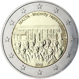 Malta 2 Euro 2012 Majority Republic