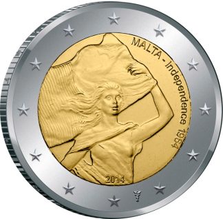 Malta 2 Euro 2014 50 Years Independence