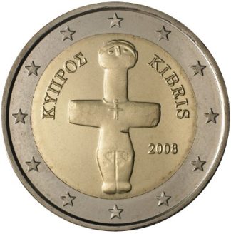 Chipre 2 Euro 2008 Idole de Pomos
