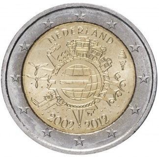Países Baixos 2 Euro 2012 10 Years Euro