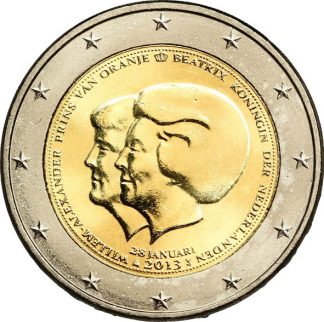Países Baixos 2 Euro 2013 Double Portrait