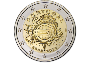 Portugal 2 Euro 2012 10 Anos Euro
