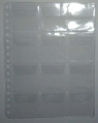 Folhas Plásticas A5 Moedas