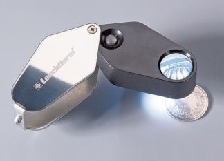 Lupa Leuchtturm Foldway Magnifier with LED (10x)