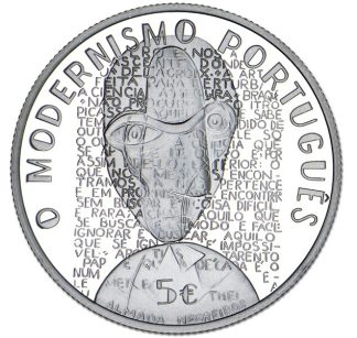 Portugal 5 Euro 2016 Modern Art