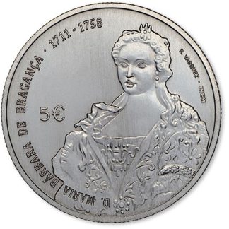 Portugal 5 Euro 2017 Bárbara Bragança