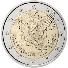 Finlândia 2 Euro 2005 50 Years UN