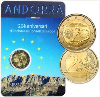 Andorra Coincard 2 Euro 2014 20è aniversari