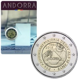 Andorra Coincard 2 Euro 2015 30è aniversari