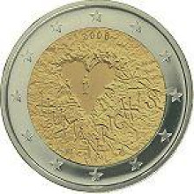 Finlândia 2 Euro 2008 Human Rights
