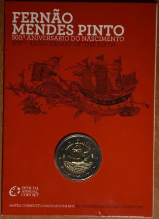 Portugal Carteira 2 Euro 2011 BNC Fernão Mendes Pinto