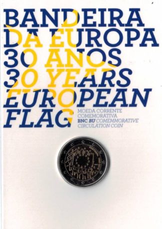 Portugal Carteira 2 Euro 2015 BNC Bandeira