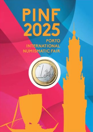 Portugal Carteira 1 Euro 2025 BNC PINF (apenas 250 exemplares)