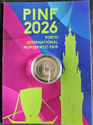 Portugal Carteira 1 Euro 2026 BNC PINF (apenas 250 exemplares)