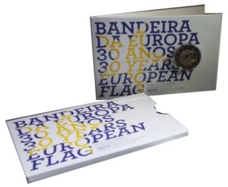 Portugal Carteira 2 Euro 2015 PROOF Bandeira