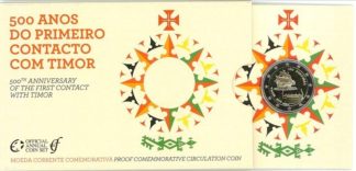 Portugal Carteira 2 Euro 2015 PROOF Timor