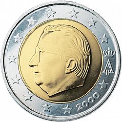 Bélgica 2 Euro 2000 Albert II