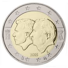 Bélgica 2 Euro 2005 Two faces