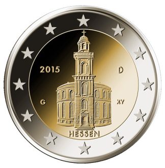 Alemanha 2 Euro 2015D Hessen