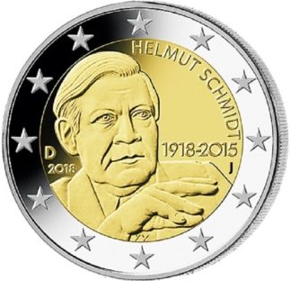 Alemanha 2 Euro 2018J Helmut Schmidt