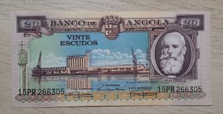Angola 20 escudos 1956 Bela / Quase Nova