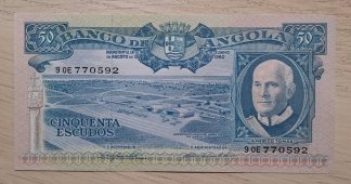 Angola 50 escudos 1962 Bela / Quase Nova