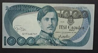 Portugal 1000 Escudos 1982 Melhor Data