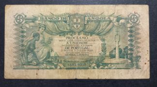 Angola 5 Angolares 1947