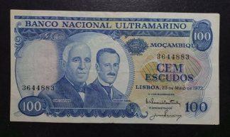 Moçambique 100 Escudos 1972