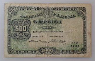 Portugal 500 Reis 1904
