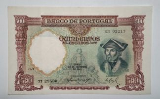 Portugal 500 Escudos 1942 Quase Nova
