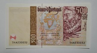 Portugal 500 Escudos 1997 Capicua NOVA
