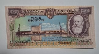 Angola 20 Escudos 1956 Nova