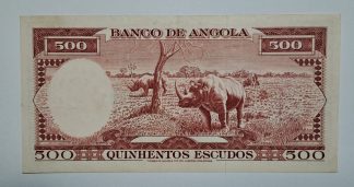 Angola 500 Escudos 1956 Bela / Quase Nova