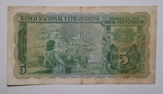 Índia 5 Rupias 1945