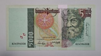 Portugal 5000 Escudos 1998 NOVA