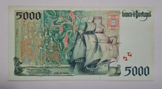 Portugal 5000 Escudos 1998 NOVA