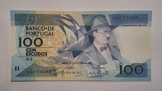 Portugal 100 Escudos 1986 Substituição (ABC) NOVA