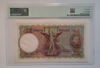 Portugal 100 Escudos 1941 Certificada PMG 58