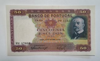 Portugal 50 Escudos 1941 Quase Nova