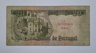 Portugal 20 Escudos 1964 Carimbo 