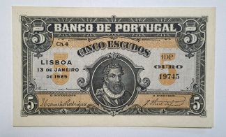 Portugal 5 Escudos 1925 Bela