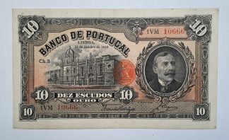 Portugal 10 Escudos 1925 Bela